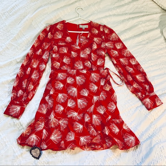 Floral Wrap Dress - Picture 2 of 3